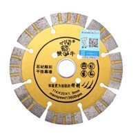 Đá cắt mảnh rèm tường đá cẩm thạch khô cắt vua máy mài góc lưỡi cưa kim cương lưỡi đá granite 114 lưỡi cắt hợp kim Lưỡi cắt sắt