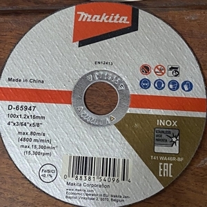 Đá cắt mỏng 100mm Makita D-65947