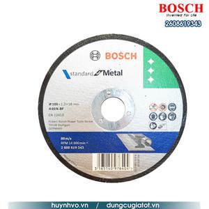 Đá cắt sắt 105x1.2x16mm Bosch 2608619343