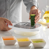 Đa Chức Năng Thép Không Gỉ Xay Khoai Tây Dưa Chui Cà Rốt Lát Lột Giỏ Làm Sạch Nhà Bếp Dụng Cụ Rau Củ Quả