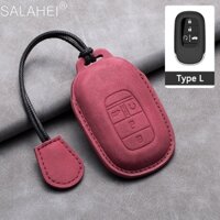 Da Cừu Xe Thông Minh Chìa Khóa Bao Da Từ Xa Cho Xe Honda Civic 11th Gen Accord Vezel Freed Pilot CRV 2021 2022 2023 Phụ Kiện