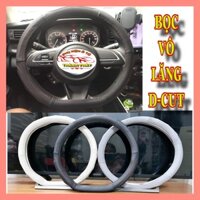 DA CỪUBọc vô lăng xe ô tô D Cut - Bọc tay lái chữ D cho xe Kia Seltos, Suzuki XL7, Ertiga, Suzuki Swift, Elantra Sport, Volkswagen - MÀU KEM