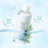 [Da Dầu, Da Mụn] Nước tẩy trang chiết xuất Tràm Trà The Saem Healing Tea Garden Tea Tree Cleansing Water 300ml