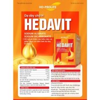 Dạ dày chữ H Hedavit - Hỗ trợ giảm nguy cơ viêm loét dạ dày tá tràng hiệu quả