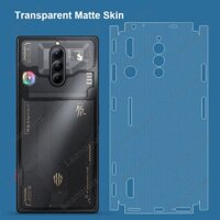 Da Decal mờ trong suốt và trong suốt cho ZTE Nubia Red Magic 8 Pro Vỏ bảo vệ màn hình mặt sau 3M Quấn Redmagic Frosted Sticker Film