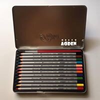 [DA ĐEN] Bút Chì Màu Nước Marco Raffine Hộp Thiếc