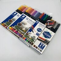 [DA ĐEN] Bút Marker 2 Đầu Staedtler 3187