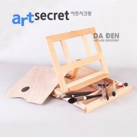 [DA ĐEN] Giá Vẽ Gỗ Sồi Art Secret Di Động Để Bàn SWE-110 (Tặng Kèm Palette Gỗ)