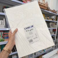 [DA ĐEN] Giấy Vẽ Canson® 224gsm "C" à grain® (A3 - 25 Tờ) Chính Hãng Pháp