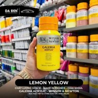[DA ĐEN] Màu Acrylic Hạng Họa Sĩ Galeria Acrylic Của Hãng Winsor & Newton - Dung tích 500ml