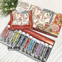 [DA ĐEN] Màu Nước Holbein Nanakami Bản Đặc Biệt 12 Màu
