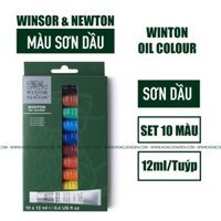 [DA ĐEN] Màu �Winton Oil Colour 10 x 12ml Winsor & Newton Sơn Dầu