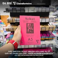 [DA ĐEN - Quận 3] Sổ Vẽ Chì Sketch Clairefontaine Schut Holland 180gsm 70 Tờ