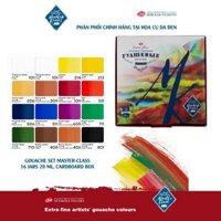 [DA ĐEN] Set 16 Màu Gouache Master Class Artists của Nga