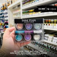 [DA ĐEN] Set 6/10 Màu Nước Nhũ Ngọc Trai Shine Pearl Kusakabe - made in Japan