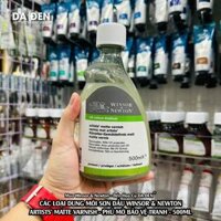 [DA ĐEN] Véc Ni Phủ Mờ Bảo vệ Tranh - Artists' Matte Varnish Winsor & Newton