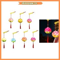 Da DIY Truyền Thống Trung Quốc Handmade Đèn Lồng Di Động Hoa Đèn Lồng Đạo Cụ