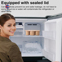 Đá Độc Đá Hình Dạng Có Thể Tái Sử Dụng Khay Đá Silicon Có Nắp Cho Đồ Uống Dễ Dàng Phát Hành Khuôn Đá Xi Lanh Rỗng Cho Whisky Cocktail Phù Hợp Với 20-40 Oz Tumbler Bán Chạy Nhất