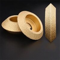 Đá đồng thau cạnh đá mài kính đá cẩm thạch hình chữ V bánh xe bằng tay cạnh kim cương máy mài góc đầu mài đĩa mài đá mài tường Đá mài