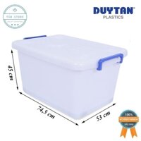 [ĐA DỤNG]Thùng Nhựa Duy Tân Có Bánh Xe 120 Lít (74.5 x 53 x 45 cm) No.213