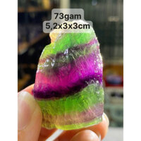 Đá fluorit tự nhiên siêu đẹp 5.2x3x3cm, trọng lượng 73gram