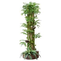 Da, ga ốp cột để tường, da tự nhiên, trang trí nội thất, mô phỏng cây xanh