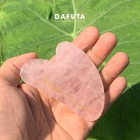 Đá Guasha Massage Thạch Anh Hồng Tự Nhiên Đạt Chuẩn PNJ Lab