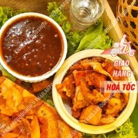 Da Heo Tóp Mỡ Chiên Giòn Chấm Mắm Me - Túi 300gram