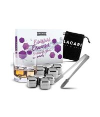 Đá inox Barware Stainless Steel Ice Cubes Whiskey Stones Reusable 10 viên