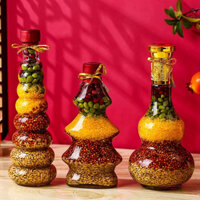 [Đã Khai Quang] Ngũ cốc chưng  thần tài thổ địa + túi gấm đỏ phong thủy may mắn