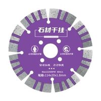 Đá khô cắt khô treo cắt mảnh đá cẩm thạch bê tông xẻ rãnh mảnh máy mài góc máy cắt gạch lưỡi cưa đá cẩm thạch lưỡi cắt sắt hợp kim 355mm Lưỡi cắt sắt