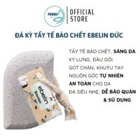 Đá kỳ tẩy tế bào chết Ebelin Bimsstein Đức đá khoáng tự nhiên làm sạch cơ thể, chà lưng, gót chân
