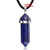 Đá Lapis Lazuli Tự Nhiên Kèm Dây Cổ GEMBANK