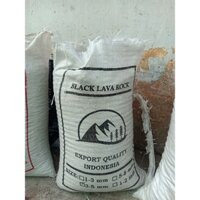 đá lava đen và đỏ(bao 20kg)