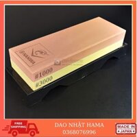 Đá mài 2 mặt NANI WA NHẬT BẢN - độ nhám 1000/3000 có đế - Đá không nung [tongkhobuonsi86 ] [ Tongkhokhantam ]