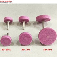 ĐÁ MÀI CÀ LEM CHỮ T 50x10X6mm CÁN 6MM (BỊCH 50C)