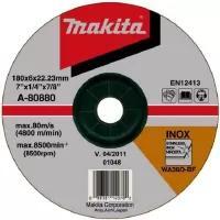 Đá mài cho inox Makita A-80880, 180 x 6 x 22.2mm