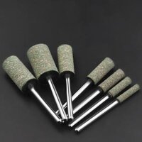 Đá mài đá lửa Đầu mài đánh bóng và loại bỏ rỉ sét Đá mài nhỏ Đầu mài ngọc Đầu mài điện Đầu mài hình nón mài điện đá mài dầu Đá mài