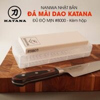 Đá mài dao tinh Naniwa độ mịn #8000 (có đế) (185x65x15) NKP8000C