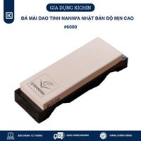 Đá mài dao tinh Naniwa Nhật độ mịn #6000 (có đế) (185x65x15) NKP-6000C
