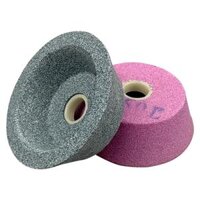 Đá mài hình bát màu xanh lá cây crom crom corundum 75/125/150 máy mài đá mài đá mài gốm đá mài hình bát đá bùn mài dao Đá mài