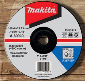 Đá mài kim loại Makita A-80949, 180 x 6 x 22mm