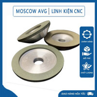 Đá mài mũi cnc, đá mài hợp kim lỗ trục 20mm đường kính 100mm độ dày 5mm bản rộng 15-20-25mm sử dụng máy mài u1 u2 MOSCOW