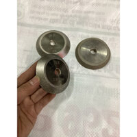 ĐÁ MÀI VÁT kim cương phi 78-80mm lỗ trục 12,7mm hạt #200 mài dao phay ngón ,kính,,đá,,chất lượng tốt loại45 độ và 60 độ