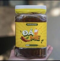 Đá me hạt dẻo, khóm mix hạt đác 1kg nhà làm kèm 2 bịch đậu phộng BaoQuang Food