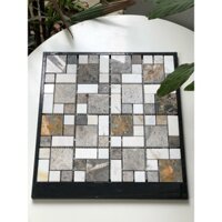 Đá mosaic trang trí ốp tường, lát nền phòng khách, phòng bếp, tolet, hàng lang đường đi, độ bền cao, hàng sẵn kho