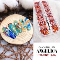 💕ĐÁ NAIL💕 Đá chân lưới ANGELICA hyacinth 606