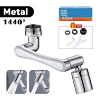 Đa Năng 1440° Xoay Vòi Bếp Bộ Mở Rộng Hợp Kim Bắn Lọc Nhà Bếp Vòi Chậu Rửa Vòi Phun Bọt Cánh Tay Robot