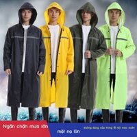 [Đa Năng] Áo mưa phản quang dài chống mưa poncho nam trưởng thành nữ áo mưa toàn thân một mảnh chốn