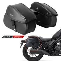 Đa Năng Chống Nước PU Điện Xe Máy Yên Xe Bên Công Cụ Gói Hành Lý Yên Xe Cho Harley Suzuki Kawasaki CMX500 Honda Yamaha Túi